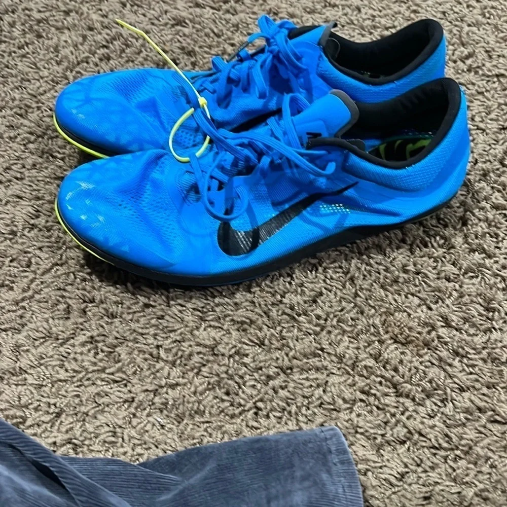 Nike XC Track train Blue Athletic Shoes with Lightweight Design and Rubber Sole